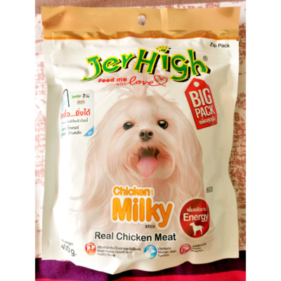 Jerhigh Milky Stick Dog Treats Puppy Economical Pack 400g. Vitamins for Health