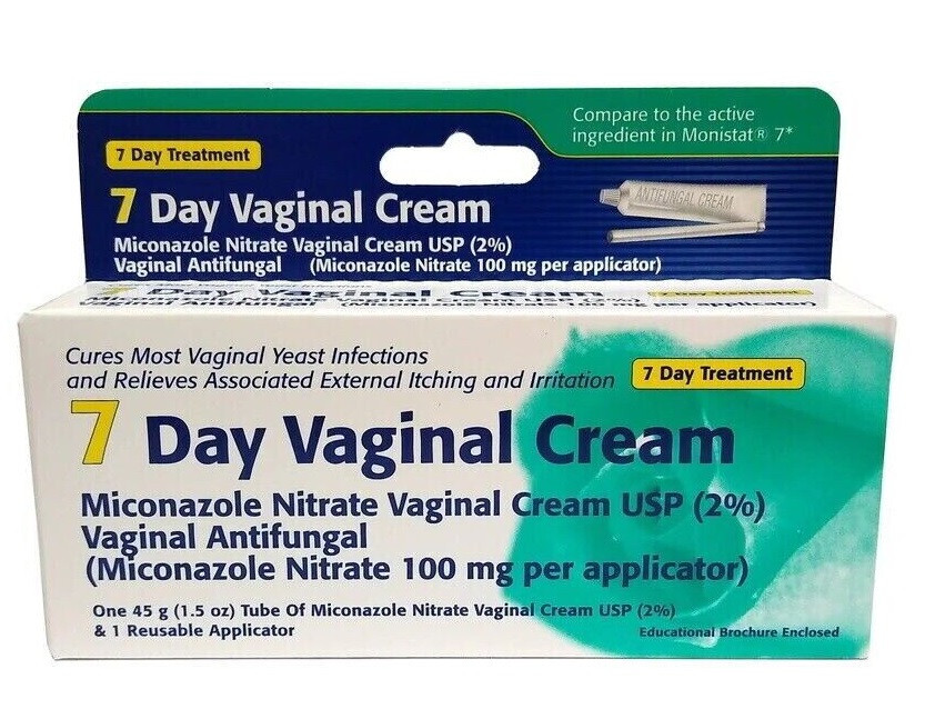 Miconazole Nitrate 2% (generic Monistat 7) Vaginal Cream - 1.5oz Exp 09/2026