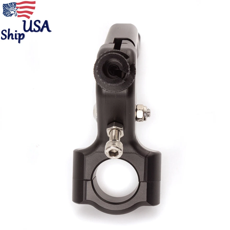 CNC Shorty Performance Stunt Clutch Cable Lever Universal 22mm Handlebar Black - Изображение 4 из 4