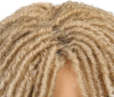 Perruque Synthétique à Dreadlocks Blonds – Résistante à La Chaleur, Longueur 20 Cm – Pour Femme