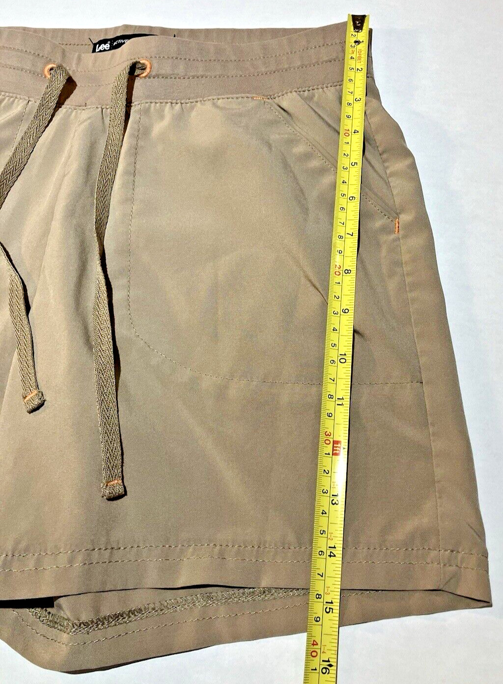 Lee active performance tan beige drawstring short… - image 2
