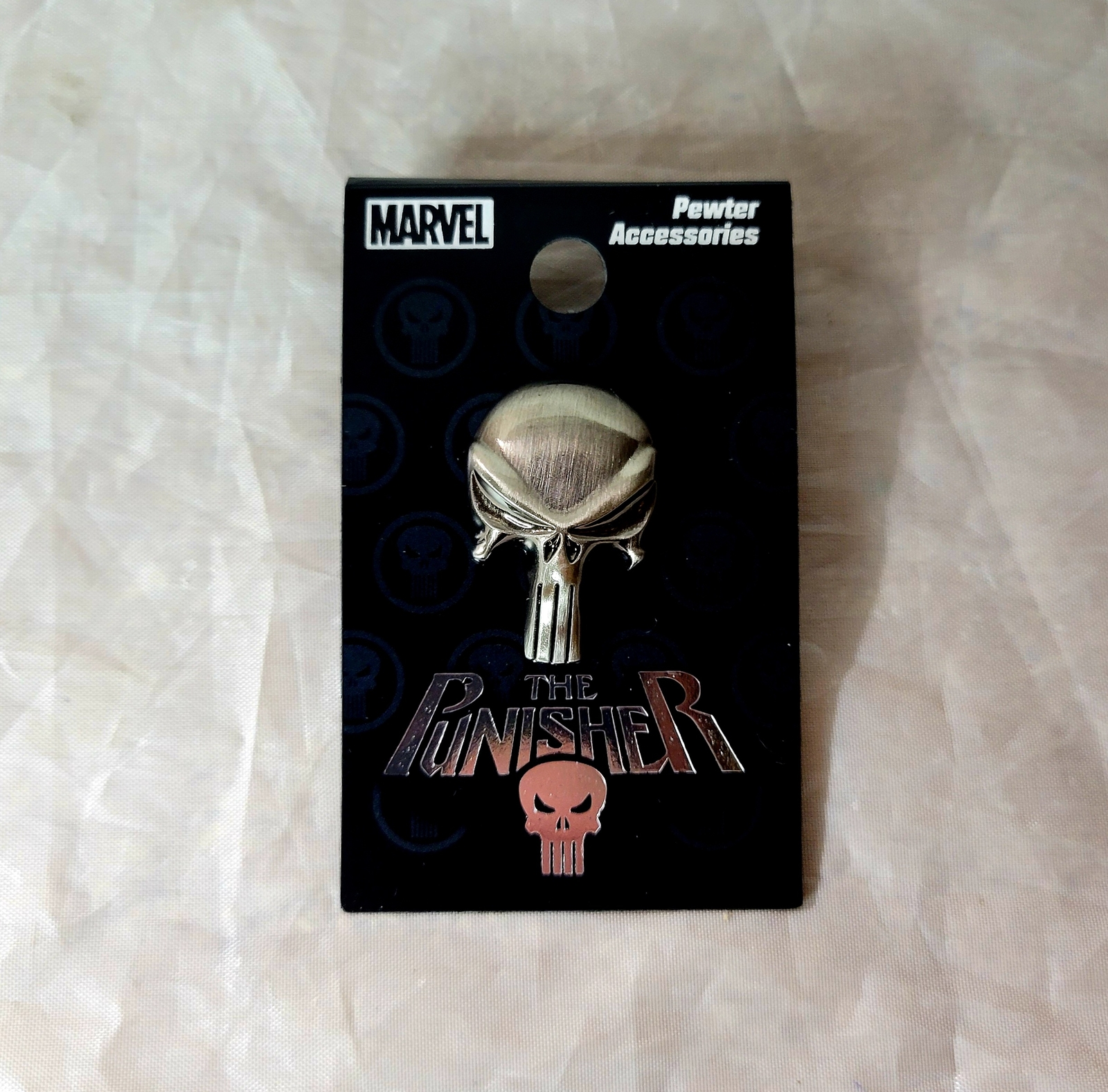 The Punisher Logo Pewter Lapel Pin