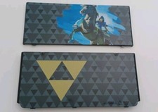 New Nintendo 3ds Zelda Black Theme Outside Plates Replacement Aftermarket Shells