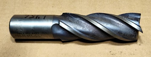 1-1/2in Niagara USA COBALT End Mill Cutter tool 4" LOC Flute 1-1/4 Reduced Shank
