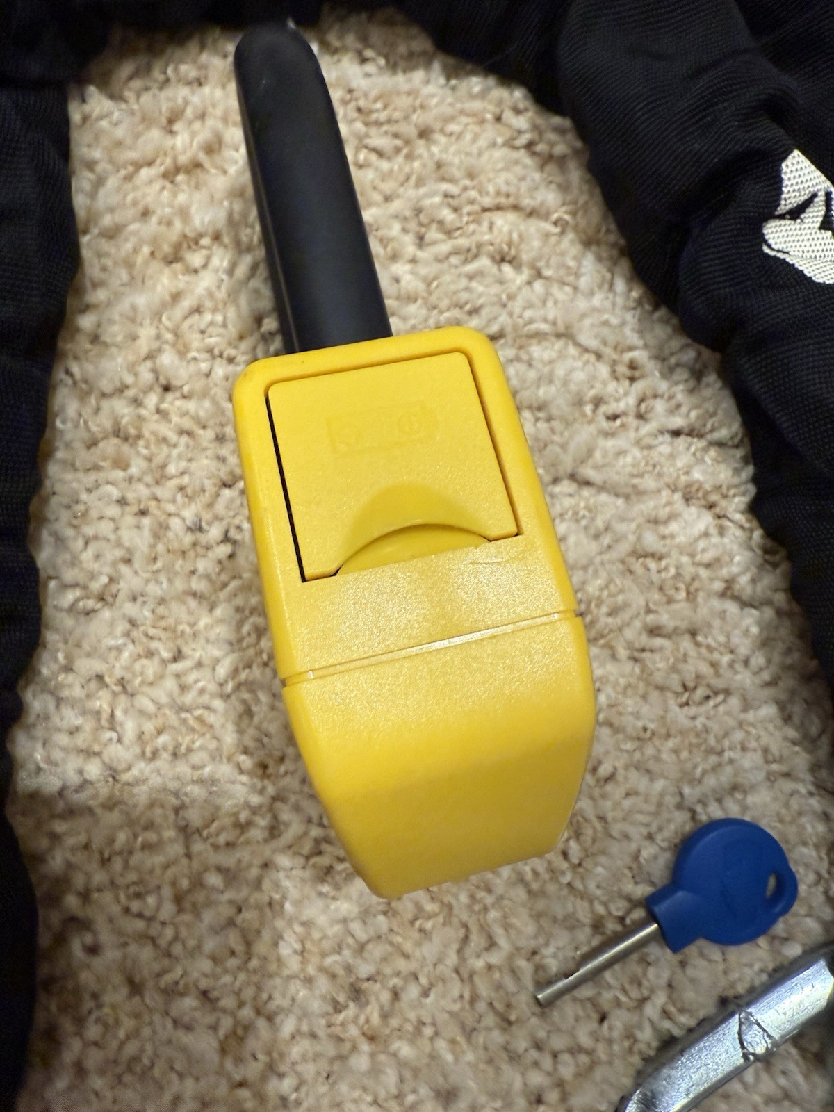 Oxford Boss Motorcycle Disc Lock Padlock Alarm with Oxford Chain