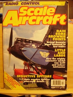 MODEL AIRCRAFT MAG RADIO CONTROL SCALE AIRCRAFT DEC  JAN 1994 BRISTOL BROWNIE