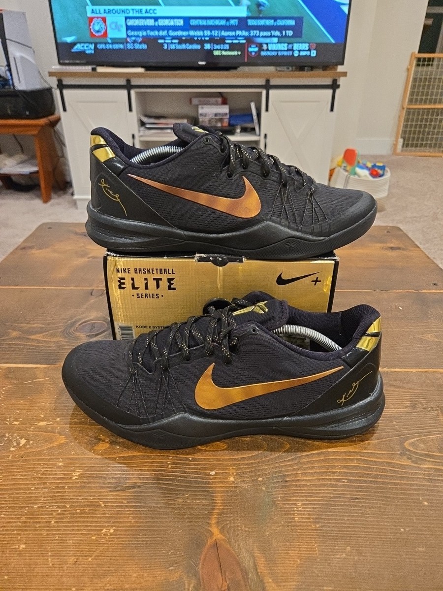 Kobe シューズ サイズ8 黒/金 Kobe Bryant Kobe 8 Big Kids' Basketball Shoes – Midway Sports