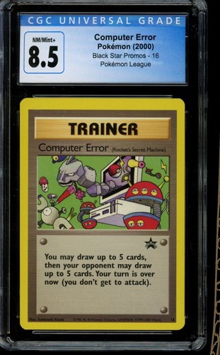 Computer Error graded CGC 8.5 for sale on eBay