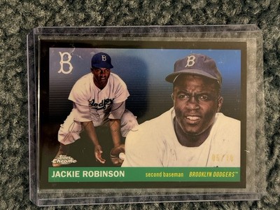 2025 Topps Chrome Platinum  -jackie robinson black refactor /10