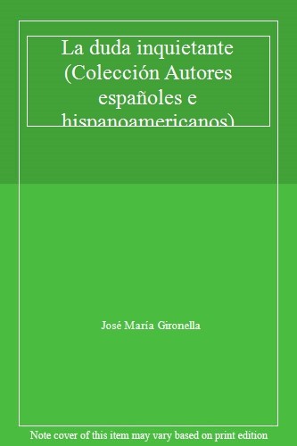 La duda inquietante (Colección Autores españoles e hispanoameric