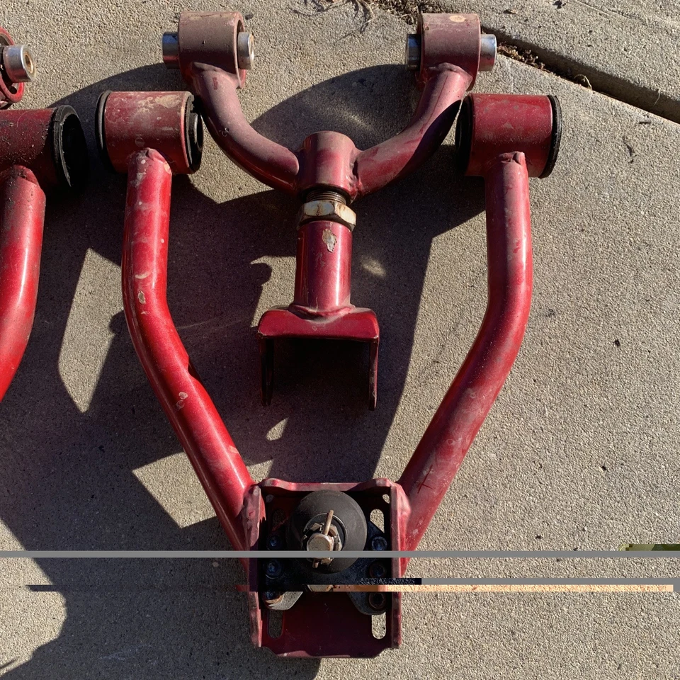 BRAZO DE CONTROL DE INCLINACIÓN SUPERIOR DELANTERO + TRASERO DURO 4 PIEZAS PARA MAZDA MIATA MX5 90-97 *USADO* Foto 2 de 4