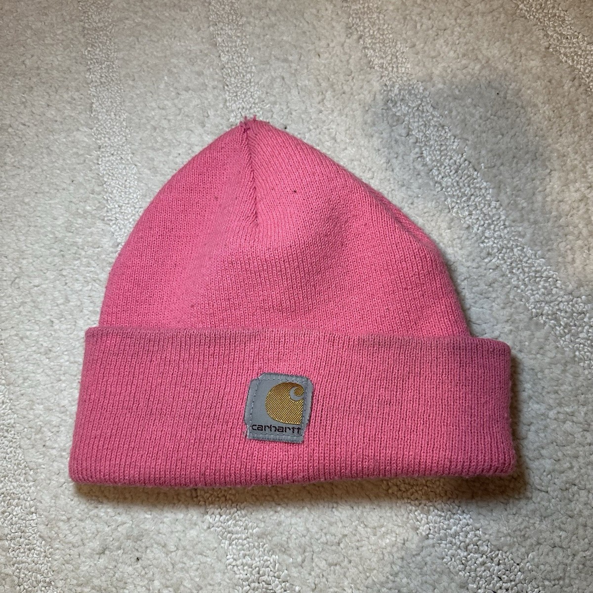 Carhartt Neon Pink Knit Hat Hot pink Carhartt beanie youth one size | Mercari main image 3
