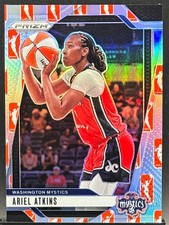 2024 Prizm Ariel Atkins WNBA Logo Prizm Mystics