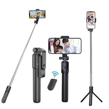 Selfie Stick Tripod Remote Desktop Stand Cell Phone Holder For iPhone Samsung US