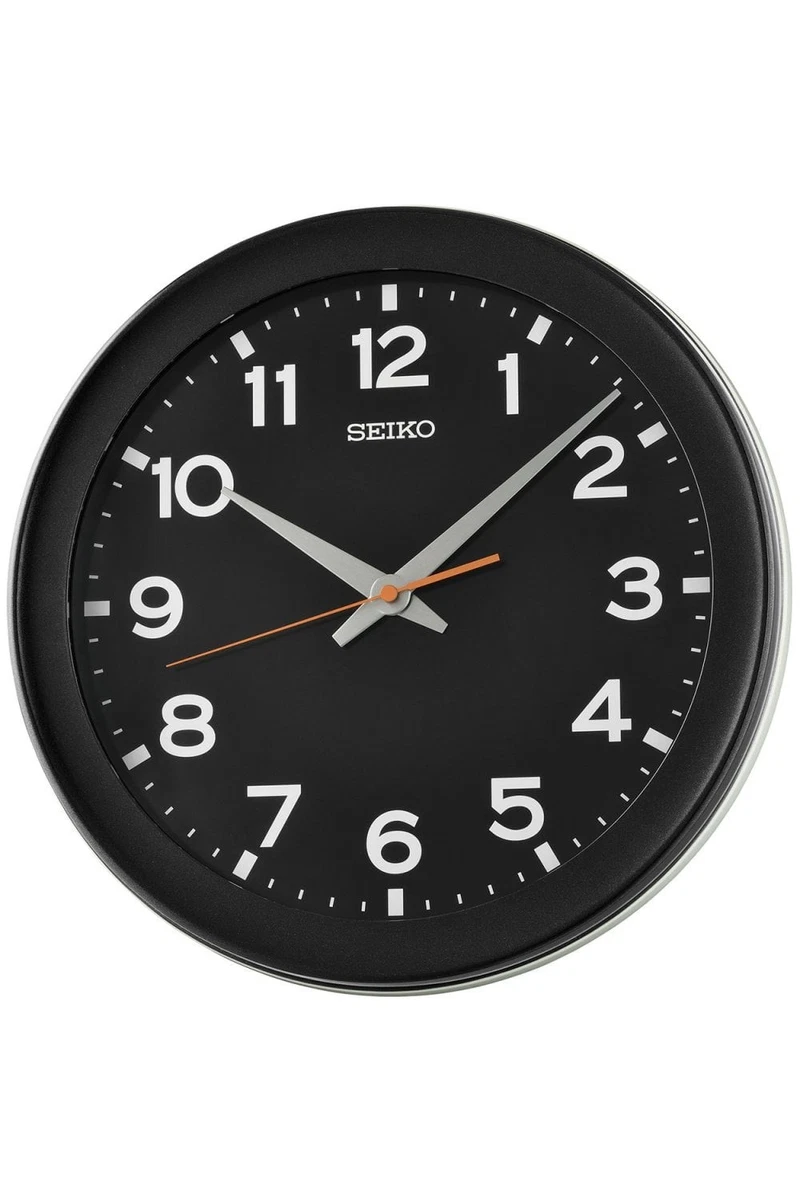 Horloge De Cheminée SEIKO QXG139BLH Boîtier Bois, Décorative, à Piles, Neuve