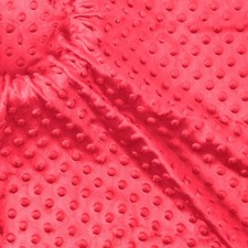 Minky Dot Fabric by The Yard, 1 Yard x 60 Inch Wide Soft Plush Fabric Light R...