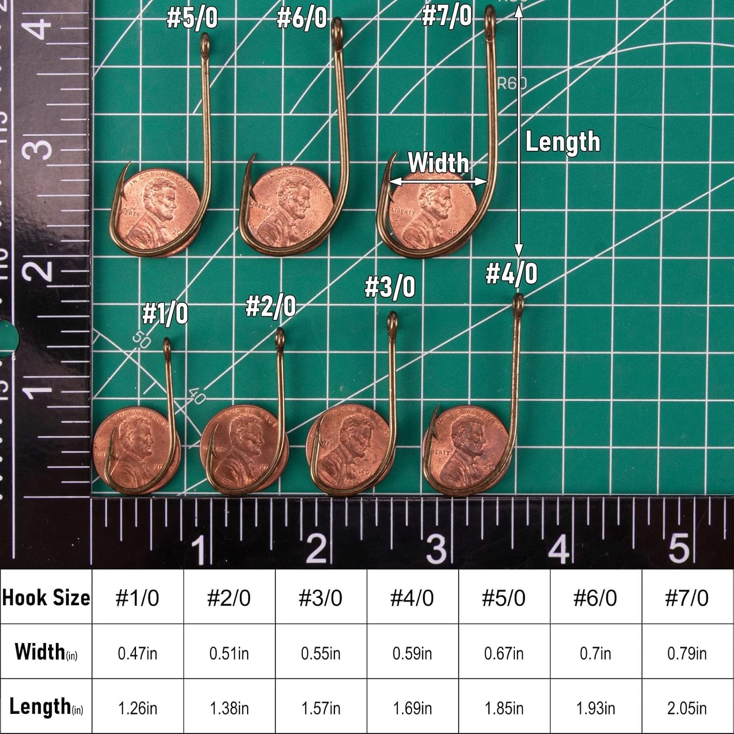 Dr.Fish 100 Pack Beak Hook, Bronze, Reversed Hollow #1/0-100 Pack, Bronze 