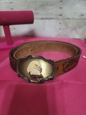 Vintage 1978 Raintree Eagle Belt Buckle With Size 42n Belt