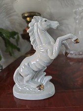 Porcelain Horse Figurine Made In Taiwan-14,5cm Height