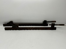 2 Vtg Wood Bar Clamps Adjustable Woodworking Clamp Tool 48" Total
