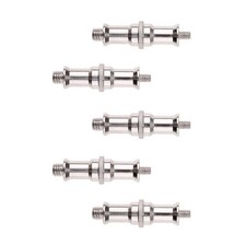 5x Standard 1/4 to 3/8 Inch Metal Male Converter Threaded