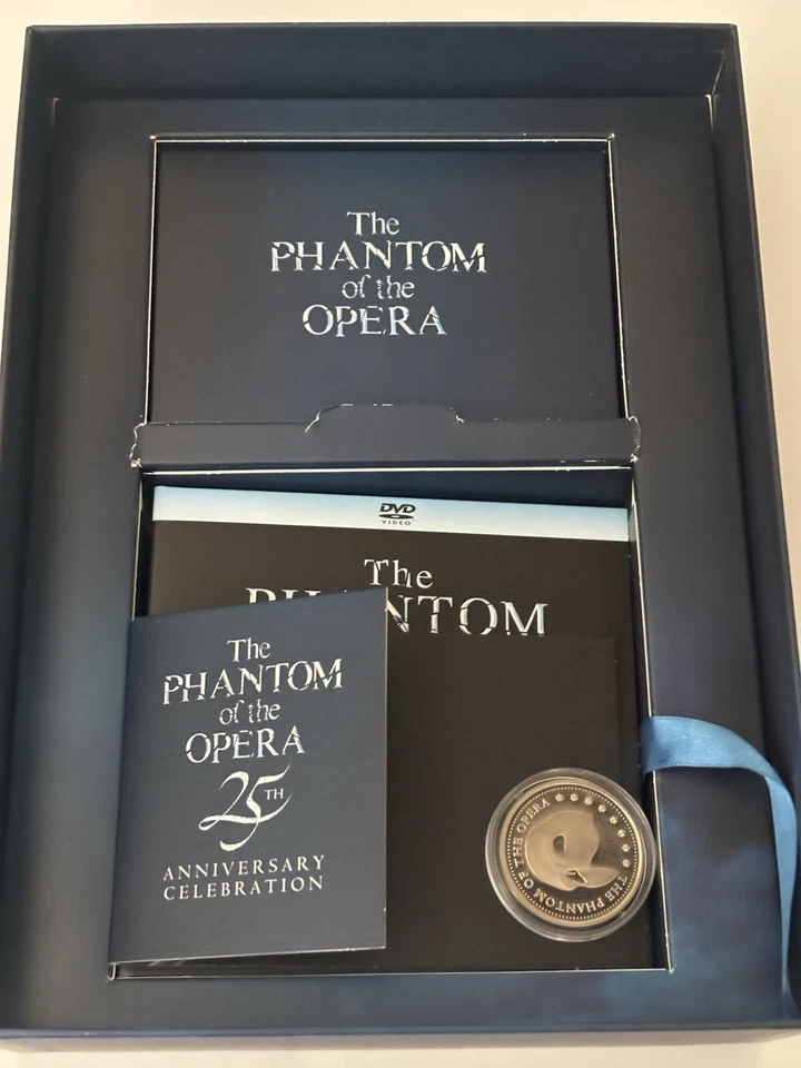 PHANTOM OF THE OPERA 25th Anniversary BOX  w/ MEDALLION 11847/15000 Box Wear - Image 3 of 4