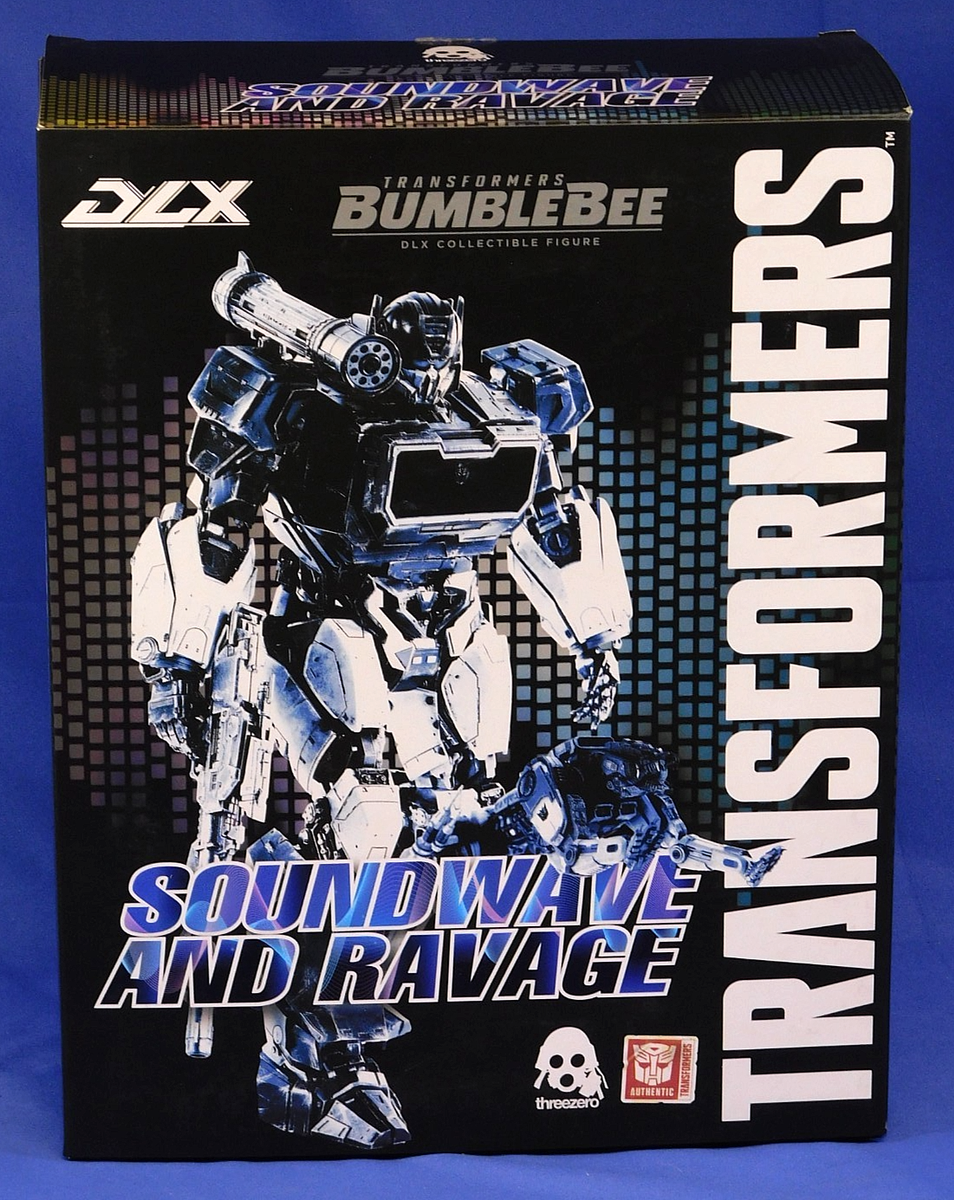 TRANSFORMERS BUMBLEBEE MOVIE DLX SOUNDWAVE & RAVAGE COMPLETE W/BOX
