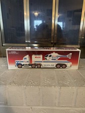 Vintage WILCO Gasoline Truck & Helicopter Toy Set 1996