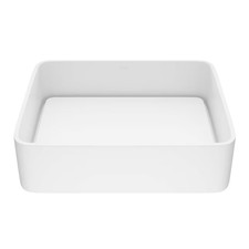 Vigo Jasmine 18" VG04013 Rectangular Stone Composite Vessel Bathroom