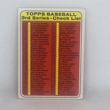 1969 Topps - Checklist 3rd Series #214