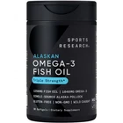 Triple Strength Omega 3 Fish Oil 1250mg Wild Alaska Pollock Burpless 30 Softgels