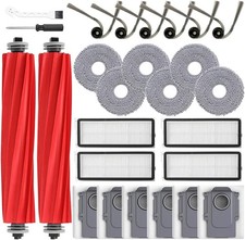 26 Pcs QV 35A Replacement Accessories For Roborock QV 35A QV 35S QR 598 QR 798