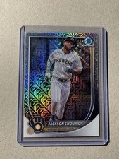 2025 Bowman Chrome - Jackson Chourio Mega Box Mojo Refractor Milwaukee Brewers