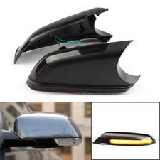 Schwarz Spiegelblinker Außenspiegel Blinker Links Rechts für VW Polo 2005-2009