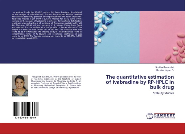 Sunitha Pasupuleti (U. A.) | The Quantitative Estimation Of Ivabradine By...-image