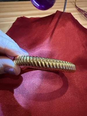 14kt Rose ovaler Armreif Armbänder, über Harzkern, mit Magnetöffnung.