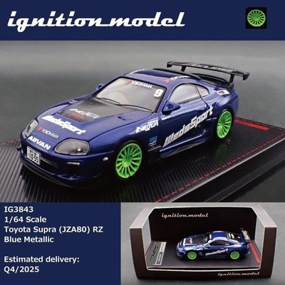 IGNITION MODEL Toyota Supra JZA80 RZ Blue Metallic