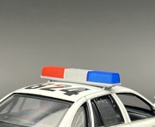 2 Pack 1/50 48 Scale Blue Red Twinsonic Lightbar Police Fire Engine Truck