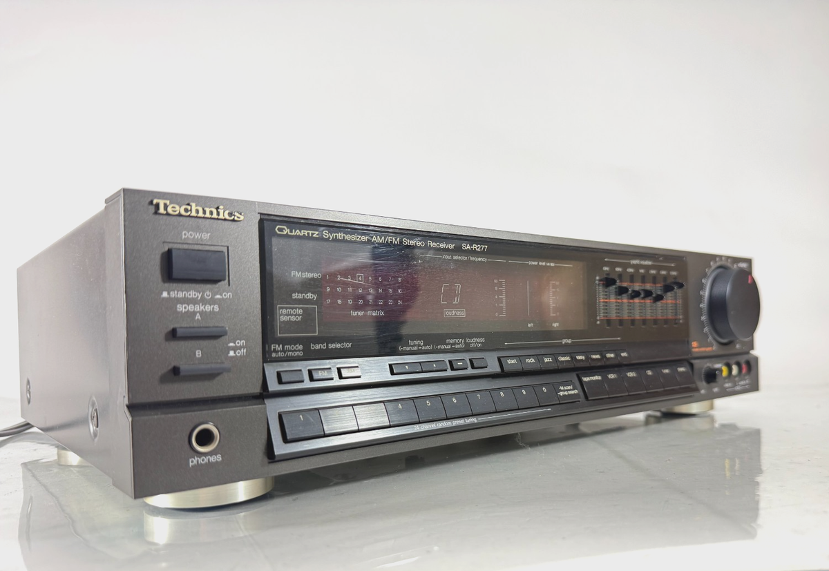 Technics SA-R277 Quarts Synthesizer AM/FM Stereo Receiver | eBay