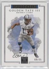 2017 Panini Impeccable 69/75 Golden Tate III #60 10k8