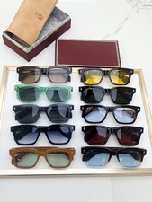 Luxury Unisex's Square Oval Sunglasses UV400 Size 55  19-140 Fashion Eyewear