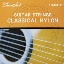 C312 Nylon Silver Plated Copper Classical Guitar Strings,Normal Tension 1 Set 