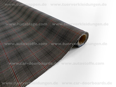 VW Golf 8 + POLO 6 GTI Karo Stoff Fabric tissu tela tessuto Bezug Sitzstoff Sitz
