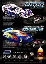 Pubblicità Mugen Seiki MRX-3 Nitro Touring Print Wall Art Decor Ephemera 1/10 MTX-3