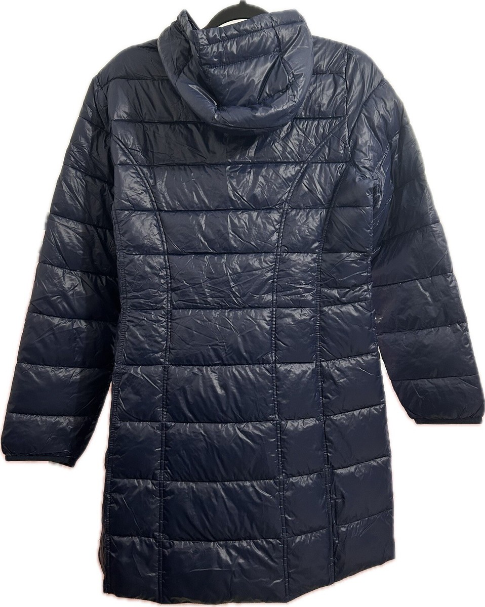 Adventure Ladies 3/4 Puffer Jacket. Size Medium, Color Navy Adventure Ladies 3/4 Puffer Jacket. Size Medium, Color Navy