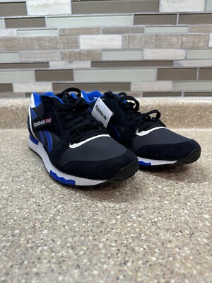 Reebok GL 6000 Size 7.5 Men s NEW Black/Trust, Blue/Wht Free Shipping