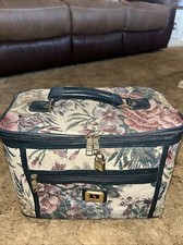 Maletín de viaje de maquillaje de equipaje internacional de ocio vintage