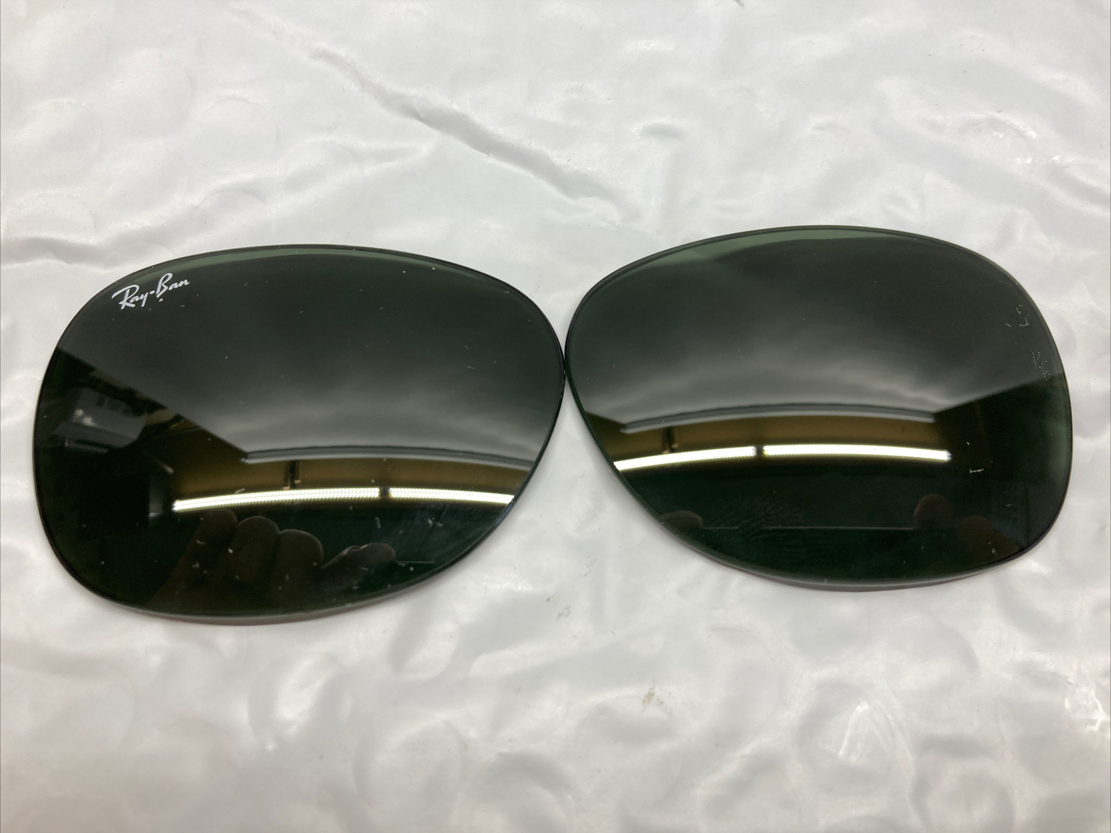 NEW Genuine RayBan RB2132 Wayfarer G15 Green Replacement GLASS Lenses