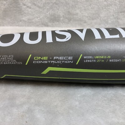 Batte Louisville Slugger Omaha 5 - 27 Pouces, 17 Oz (-10) Modèle UBO5B10-20