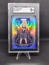 2021-22 Prizm Jalen Suggs Rookie Silver Basketball Card # 314 RC Graded 9